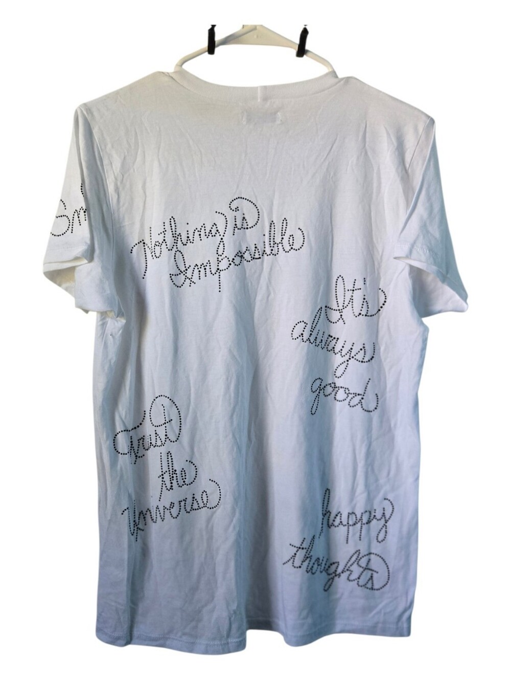 Lauren Moshi Crystal Positive Affirmations shirt - Picture 4 of 11